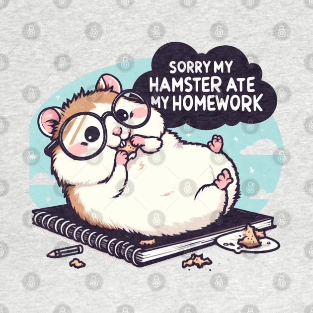 Sorry My Hamster Ate My Homework by BukovskyART